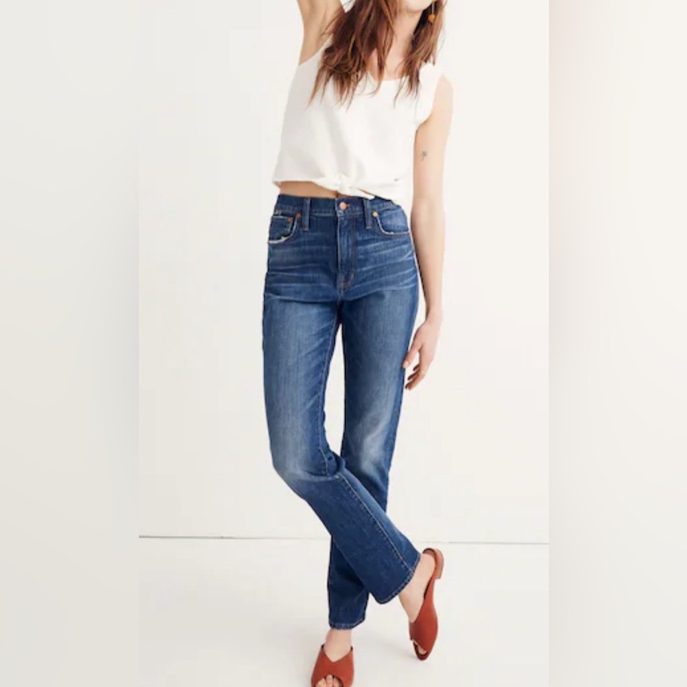 Madewell High Rise Slim Boyfriend Jeans. Women size 27‎